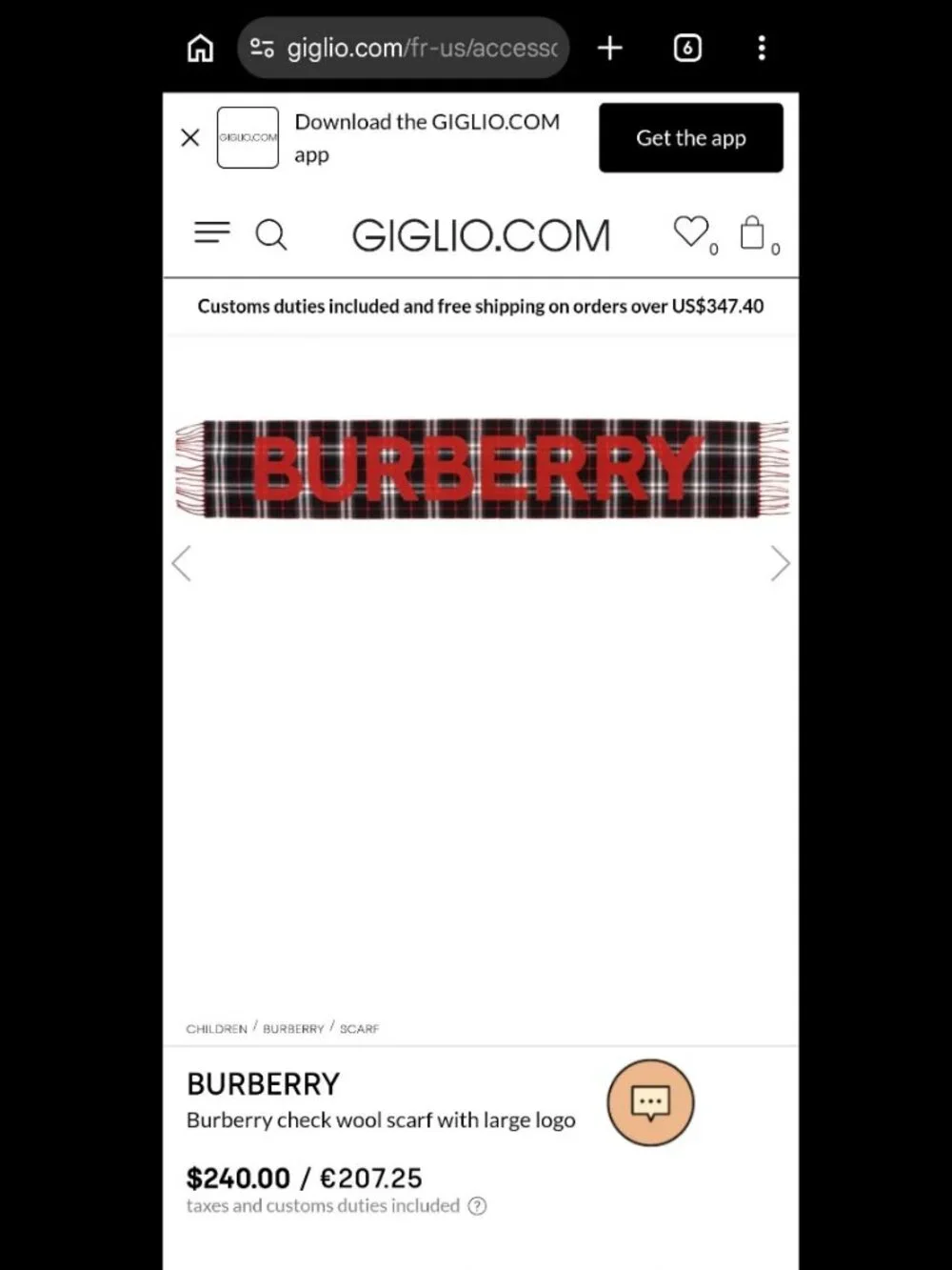 Burberry boys check plaid wool scarf large logo spellout preppy luxury old money